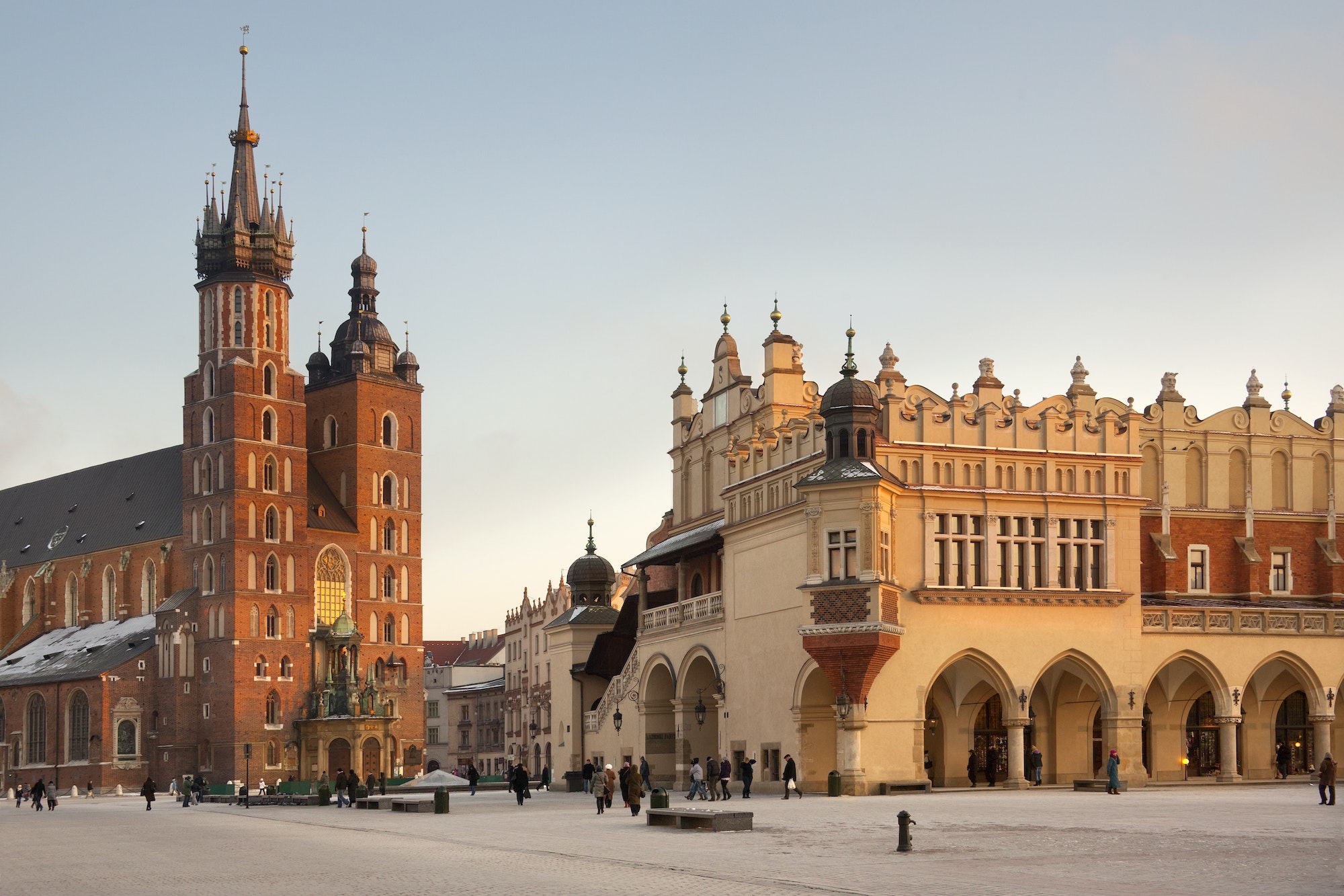 Place de Cracovie en Pologne
