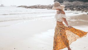 Femme en voyage